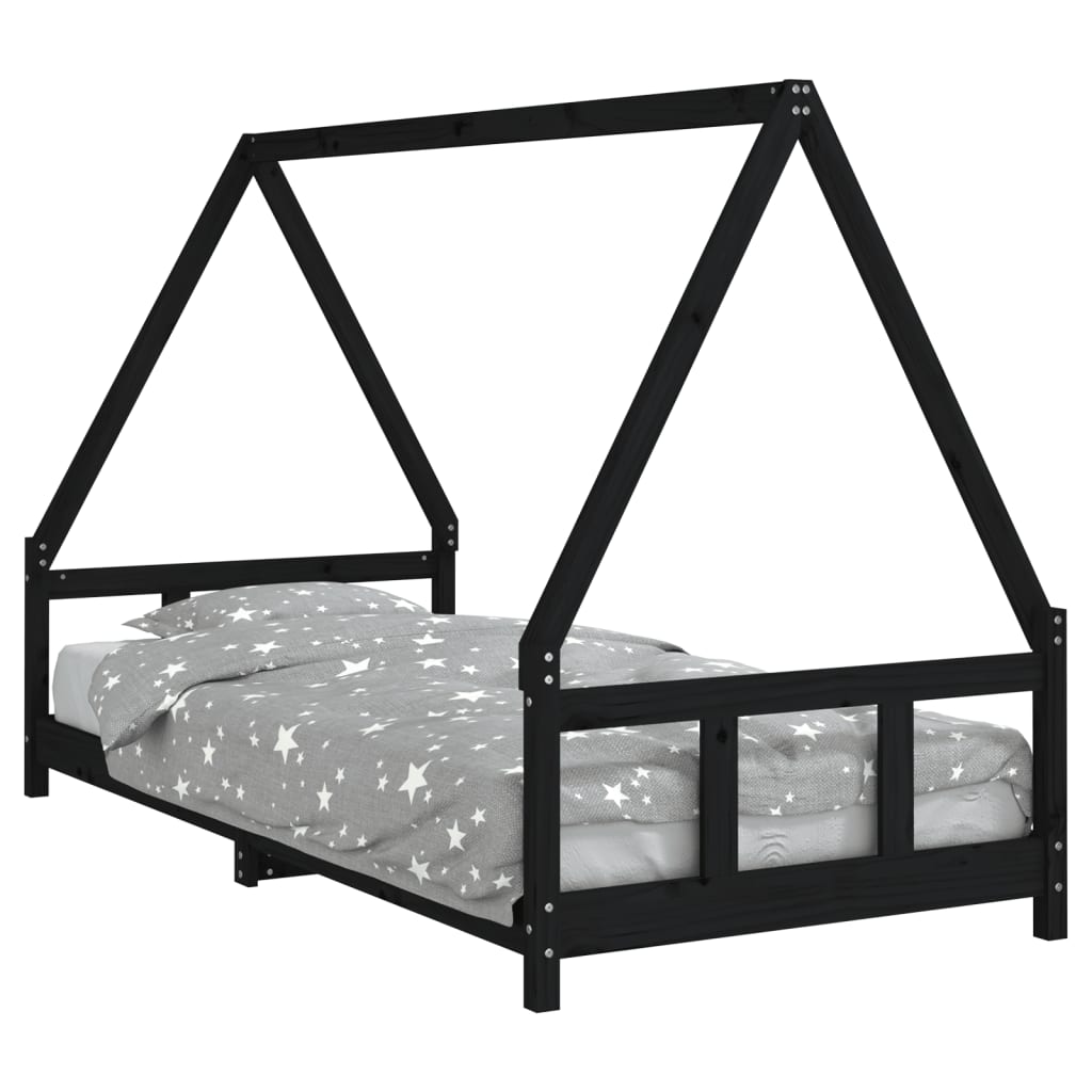 Kinderbedframe 90x200 cm massief grenenhout