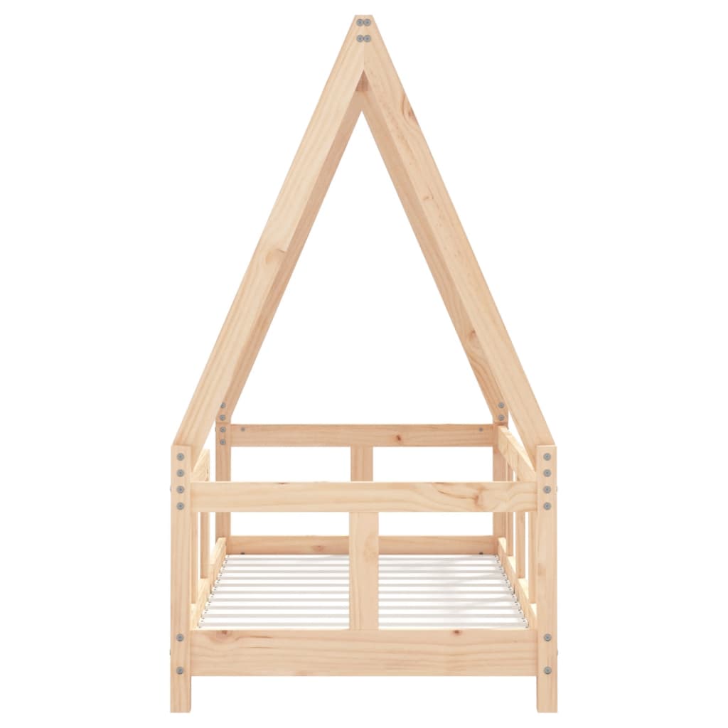 Kinderbedframe 90x200 cm massief grenenhout