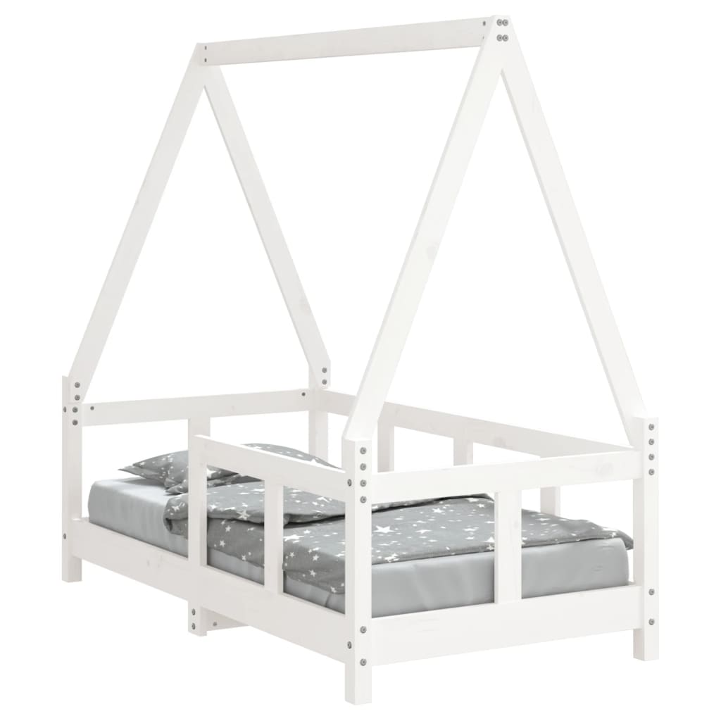 Kinderbedframe 90x200 cm massief grenenhout