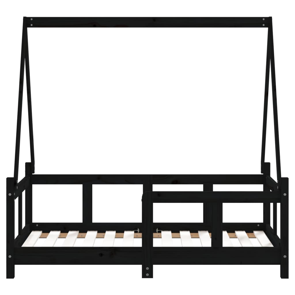 Kinderbedframe 90x200 cm massief grenenhout