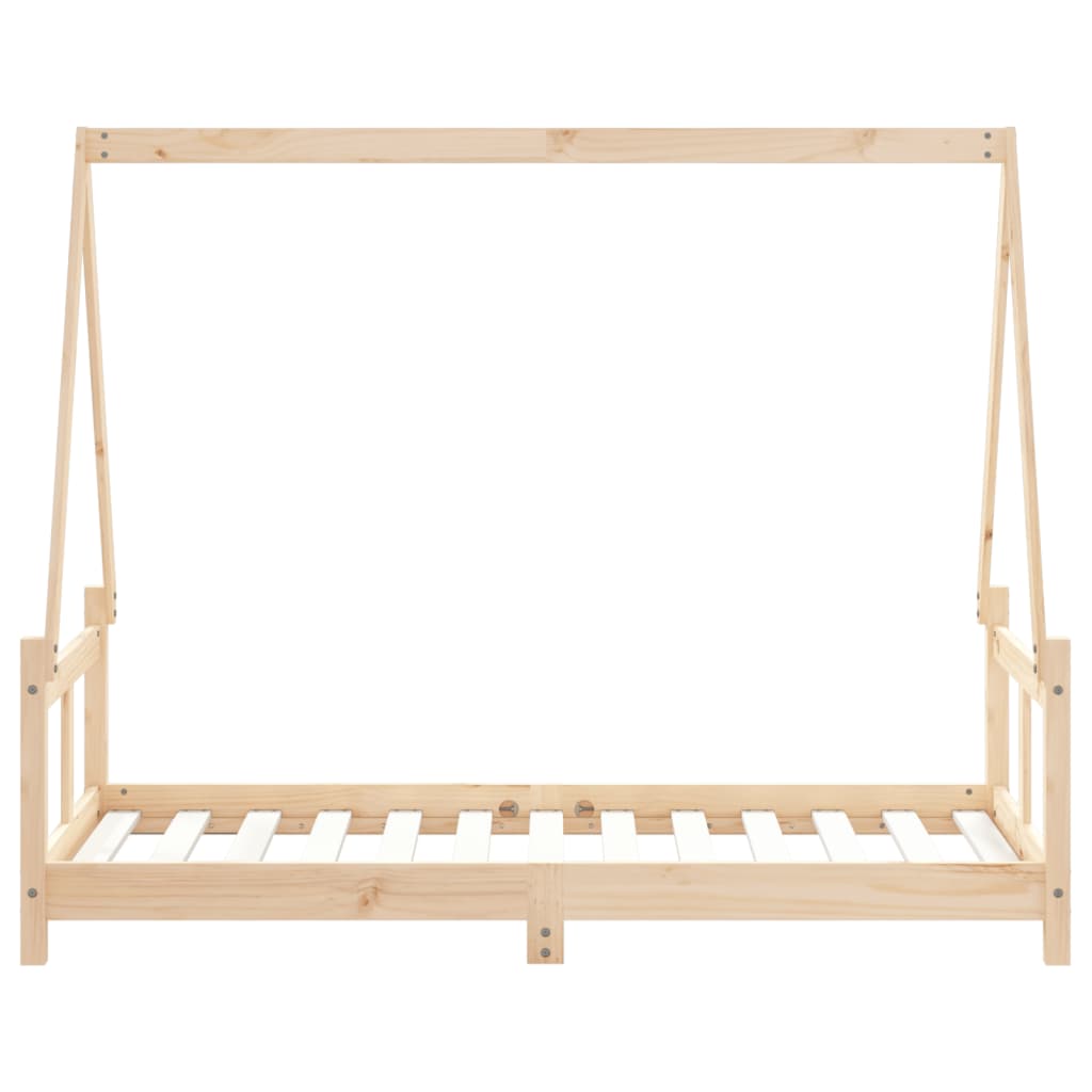 Kinderbedframe 90x200 cm massief grenenhout