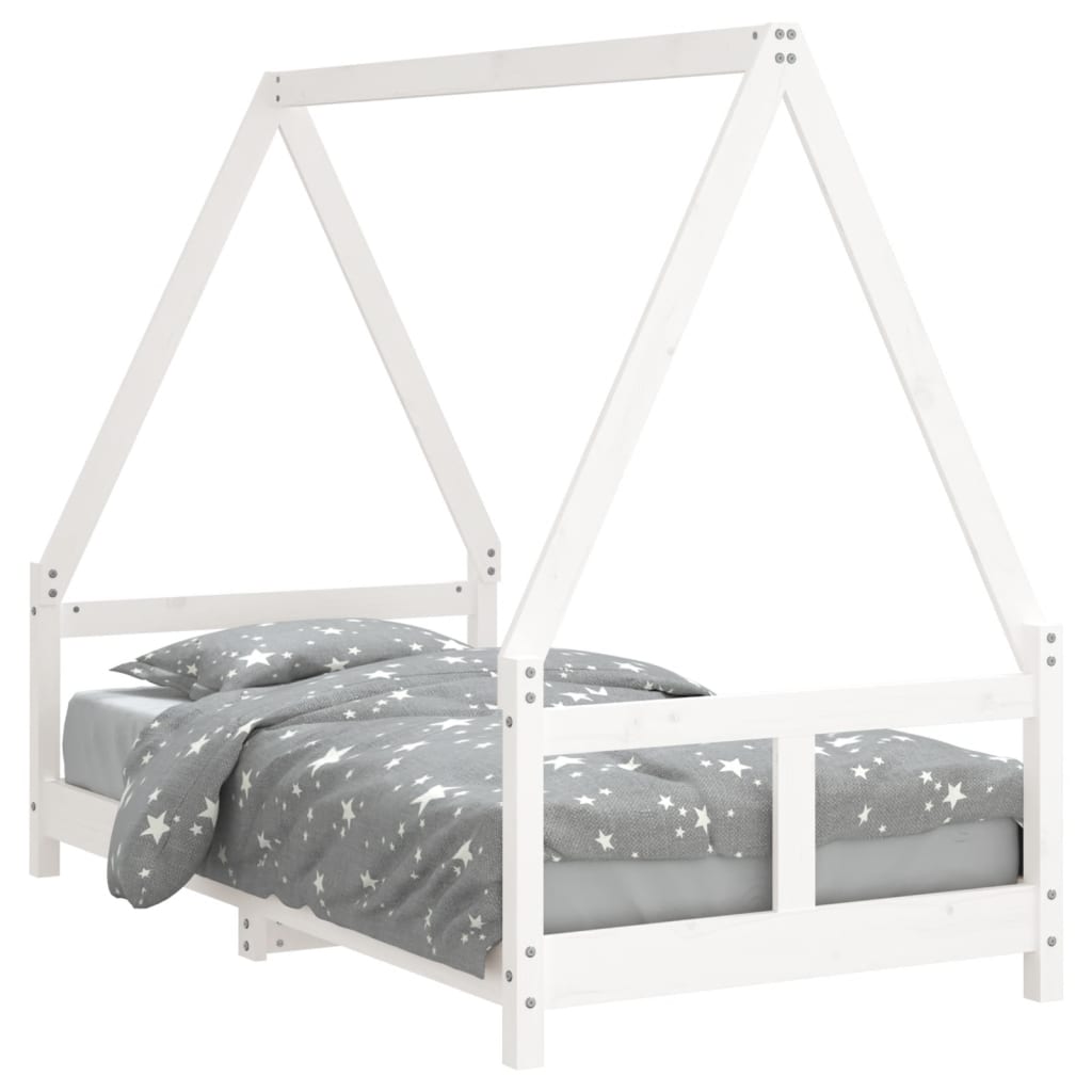 Kinderbedframe 90x200 cm massief grenenhout