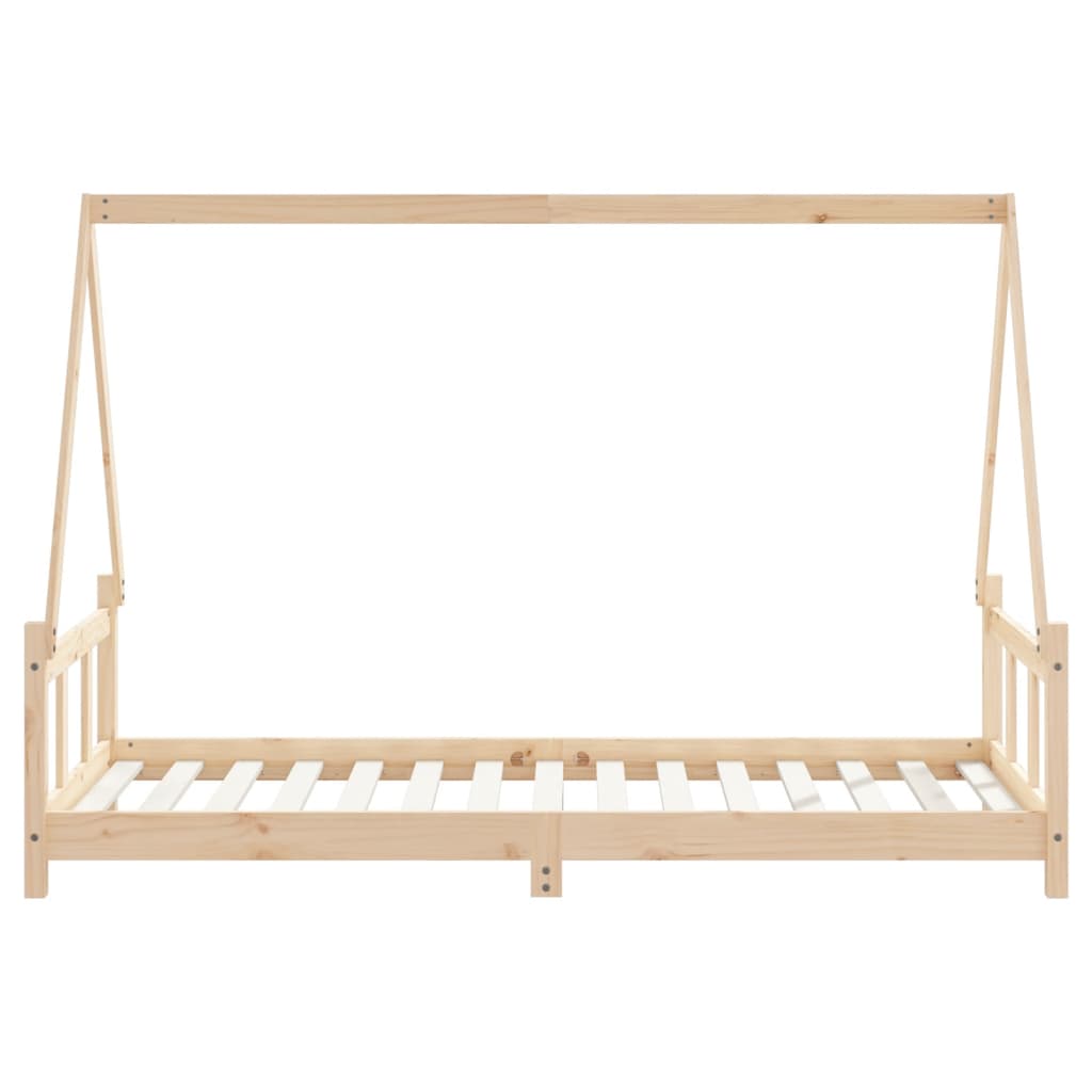 Kinderbedframe 90x200 cm massief grenenhout