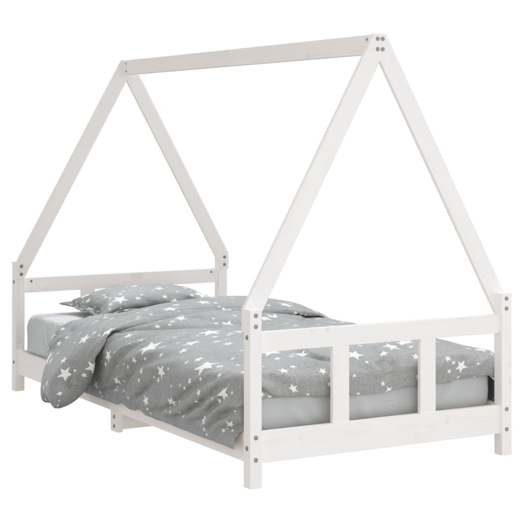 Kinderbedframe 90x200 cm massief grenenhout