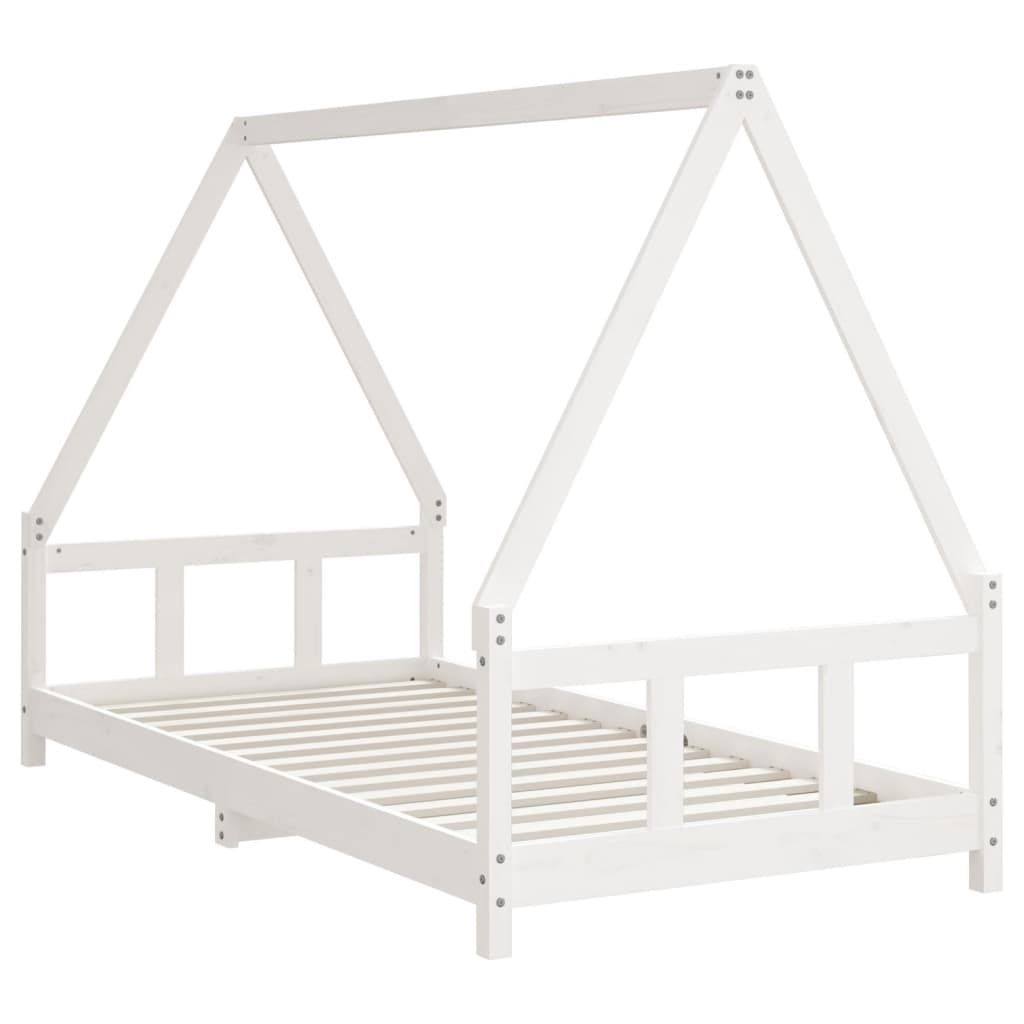 Kinderbedframe 90x200 cm massief grenenhout