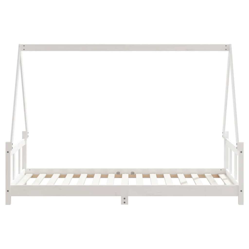 Kinderbedframe 90x200 cm massief grenenhout