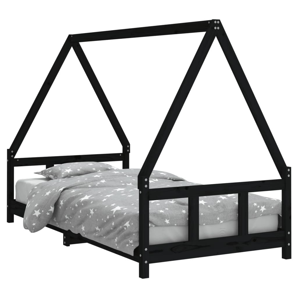 Kinderbedframe 90x200 cm massief grenenhout