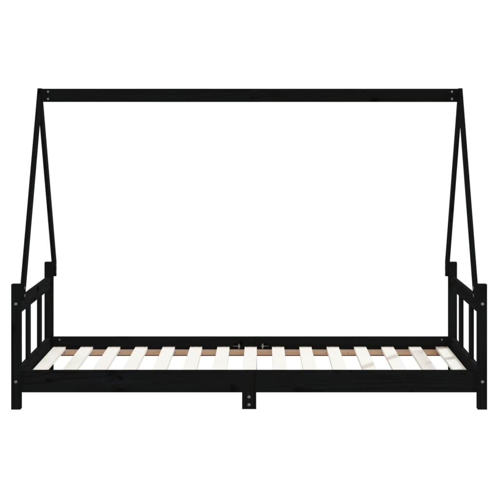 Kinderbedframe 90x200 cm massief grenenhout