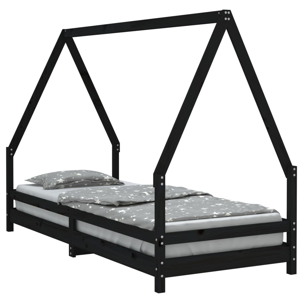 Kinderbedframe 80x160 cm massief grenenhout