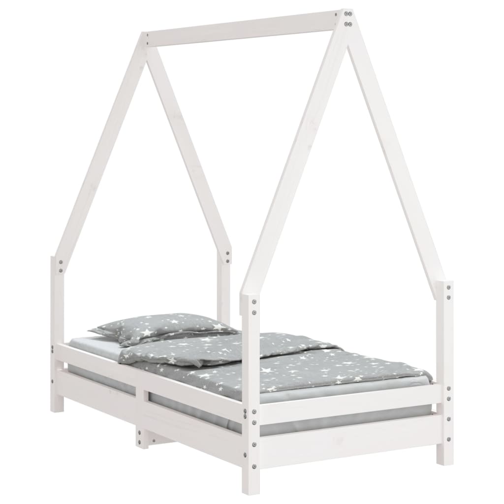 Kinderbedframe 80x160 cm massief grenenhout