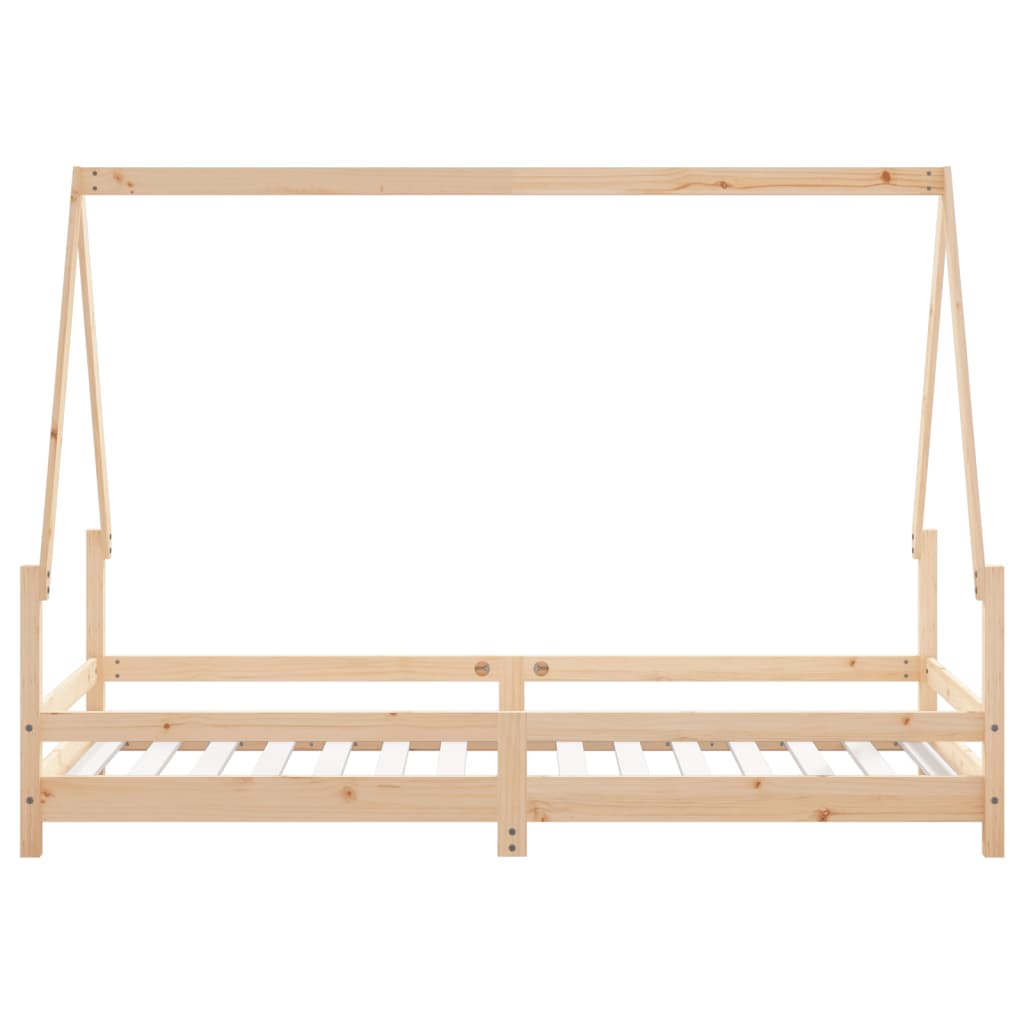 Kinderbedframe 80x160 cm massief grenenhout