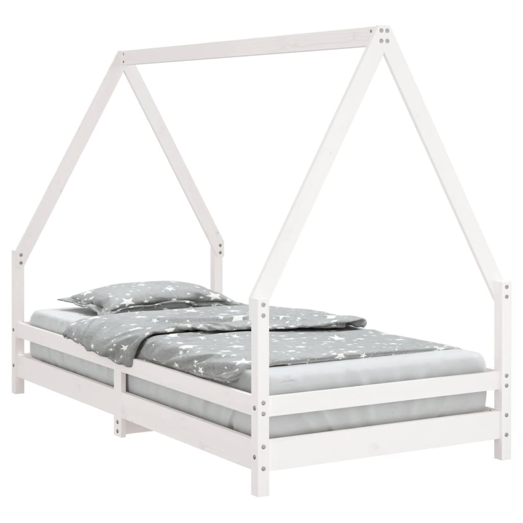 Kinderbedframe 80x160 cm massief grenenhout