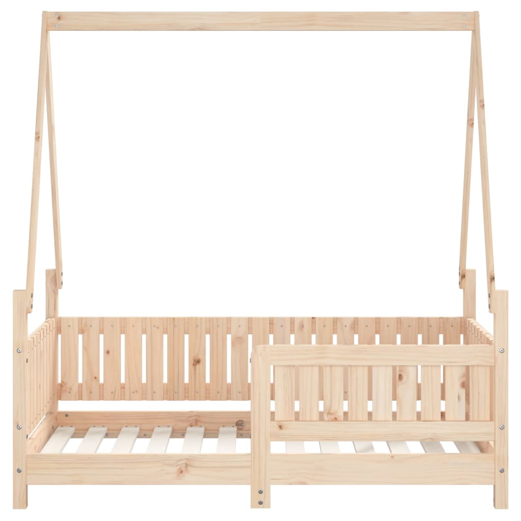 Kinderbedframe 80x200 cm massief grenenhout