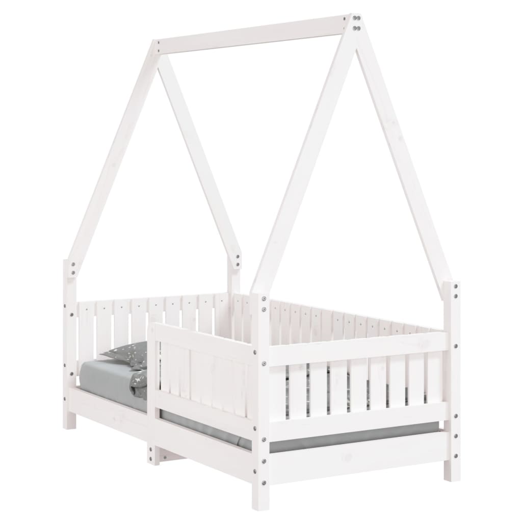 Kinderbedframe 80x200 cm massief grenenhout