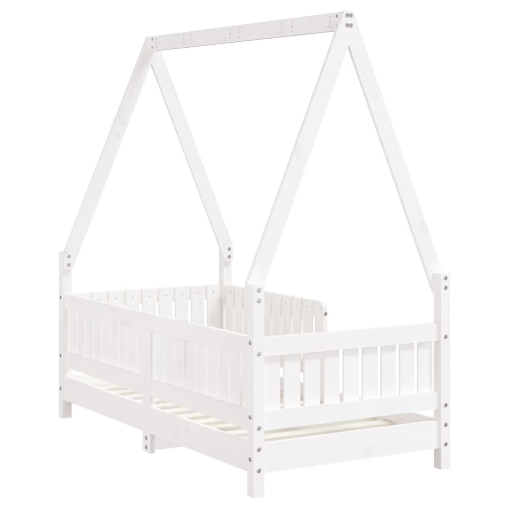 Kinderbedframe 80x200 cm massief grenenhout