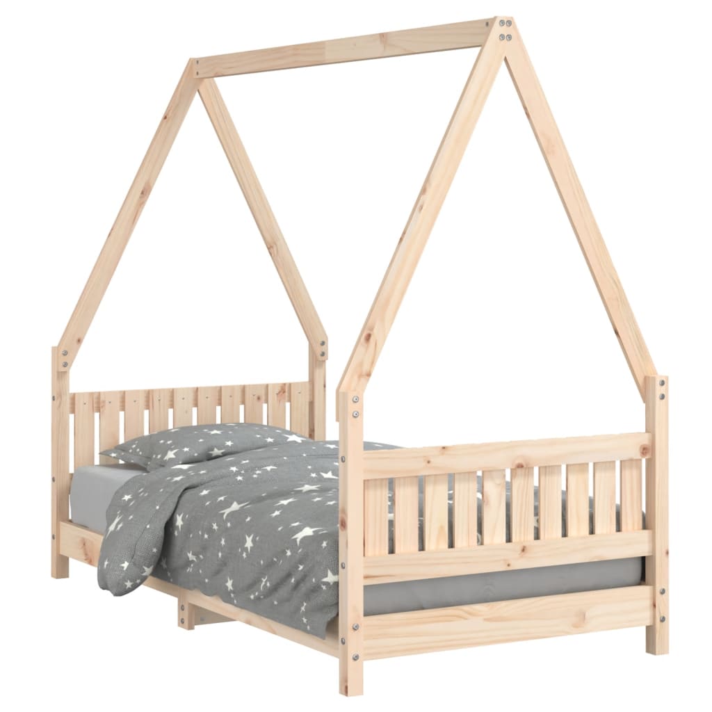 Kinderbedframe 80x200 cm massief grenenhout