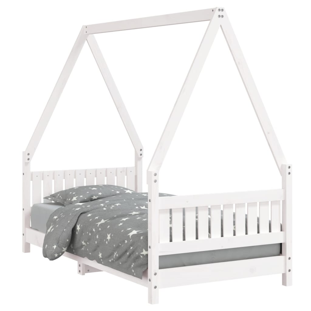 Kinderbedframe 80x200 cm massief grenenhout