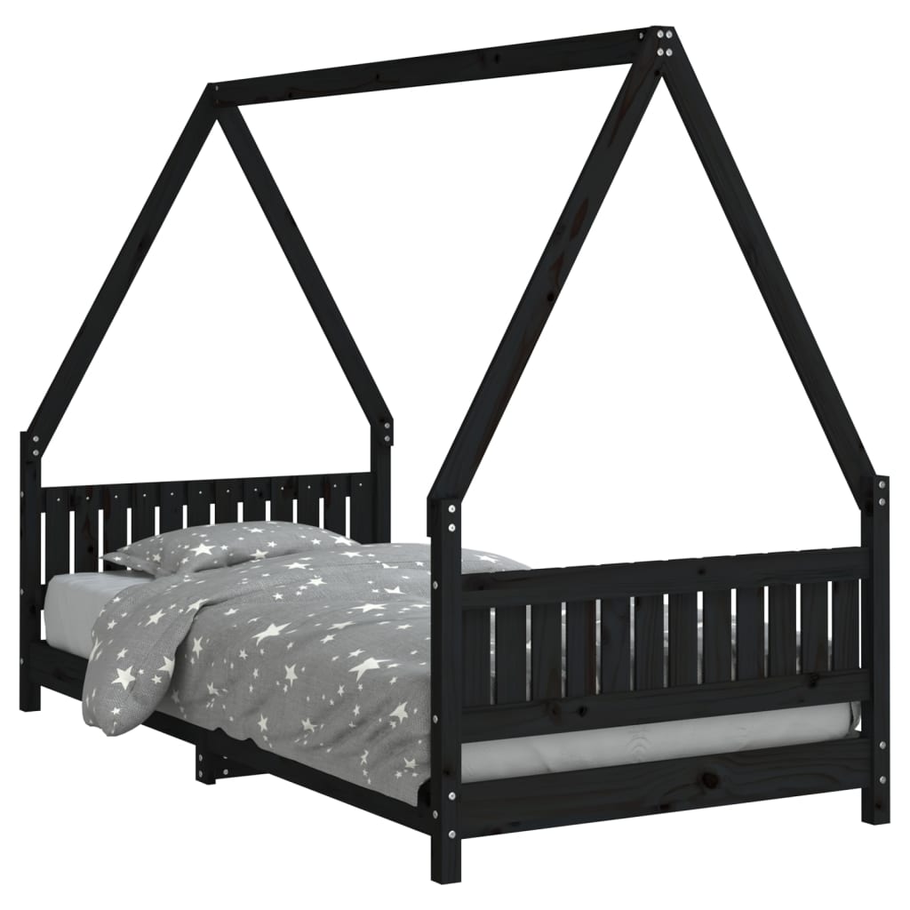 Kinderbedframe 80x200 cm massief grenenhout