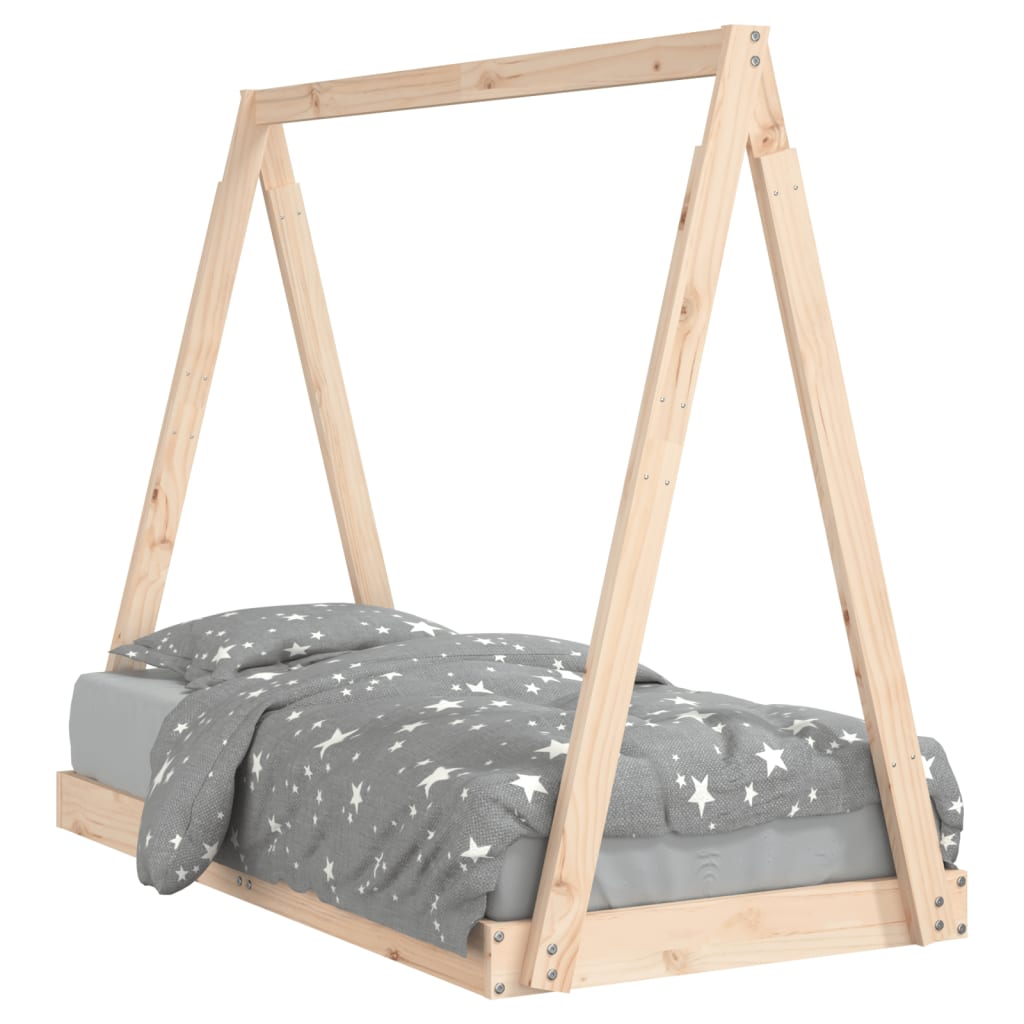 Kinderbedframe 80x200 cm massief grenenhout