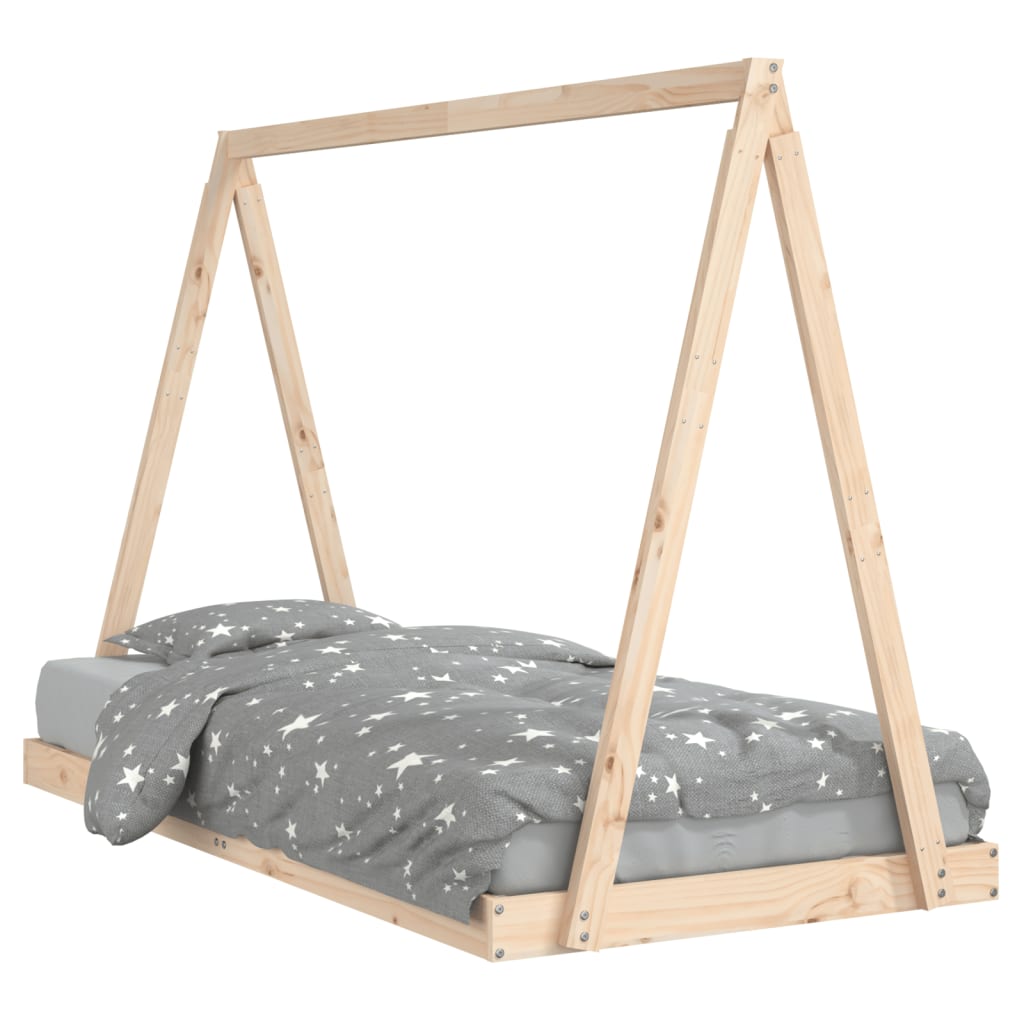 Kinderbedframe 80x200 cm massief grenenhout