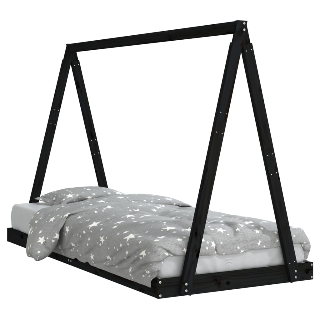 Kinderbedframe 80x200 cm massief grenenhout