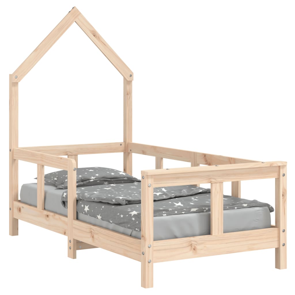 Kinderbedframe 80x160 cm massief grenenhout