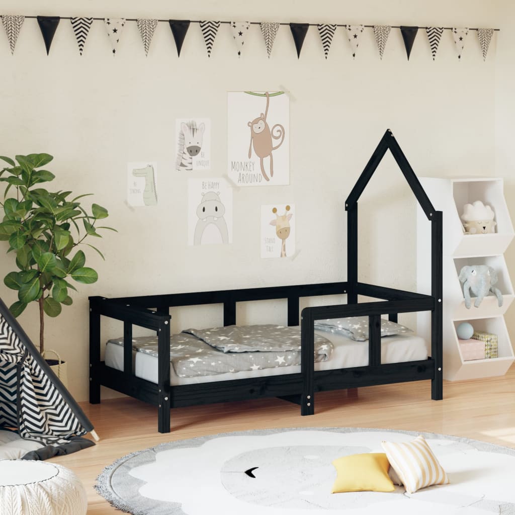 Kinderbedframe 80x160 cm massief grenenhout