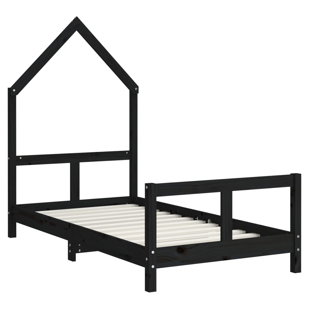 Kinderbedframe 80x160 cm massief grenenhout