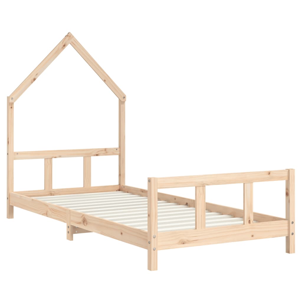 Kinderbedframe 80x160 cm massief grenenhout