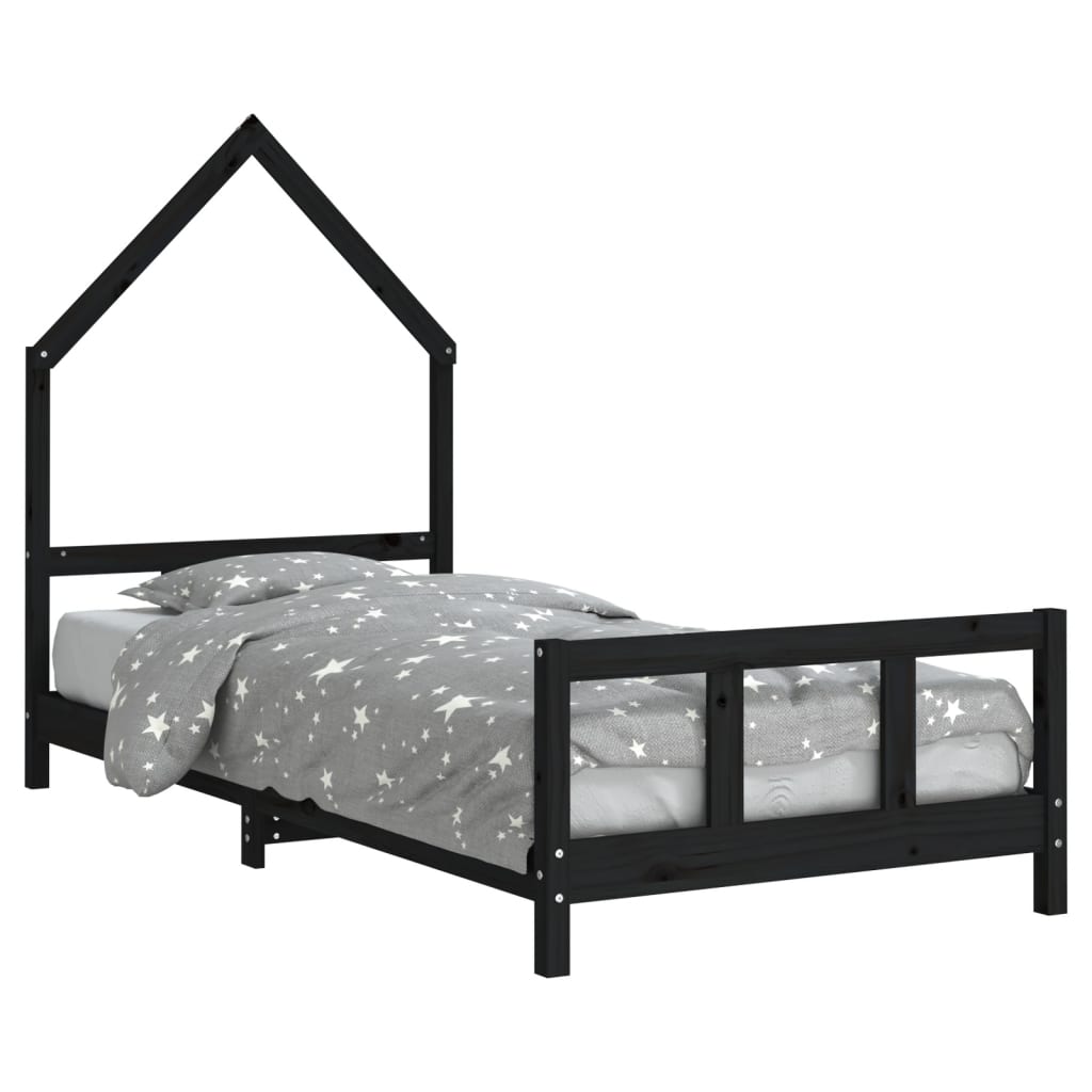 Kinderbedframe 80x160 cm massief grenenhout