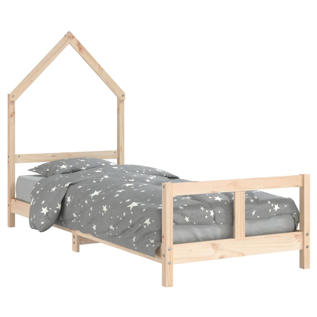 Kinderbedframe 80x160 cm massief grenenhout