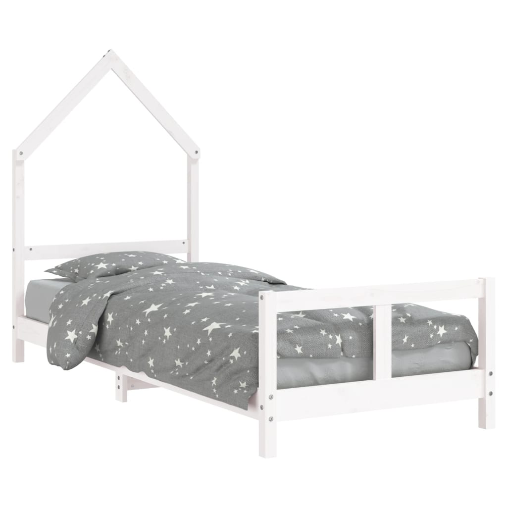 Kinderbedframe 80x160 cm massief grenenhout