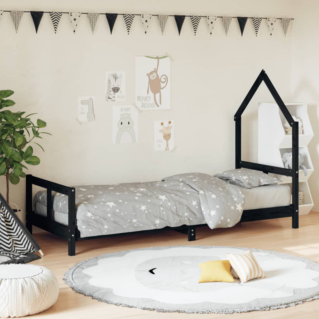 Kinderbedframe 80x160 cm massief grenenhout