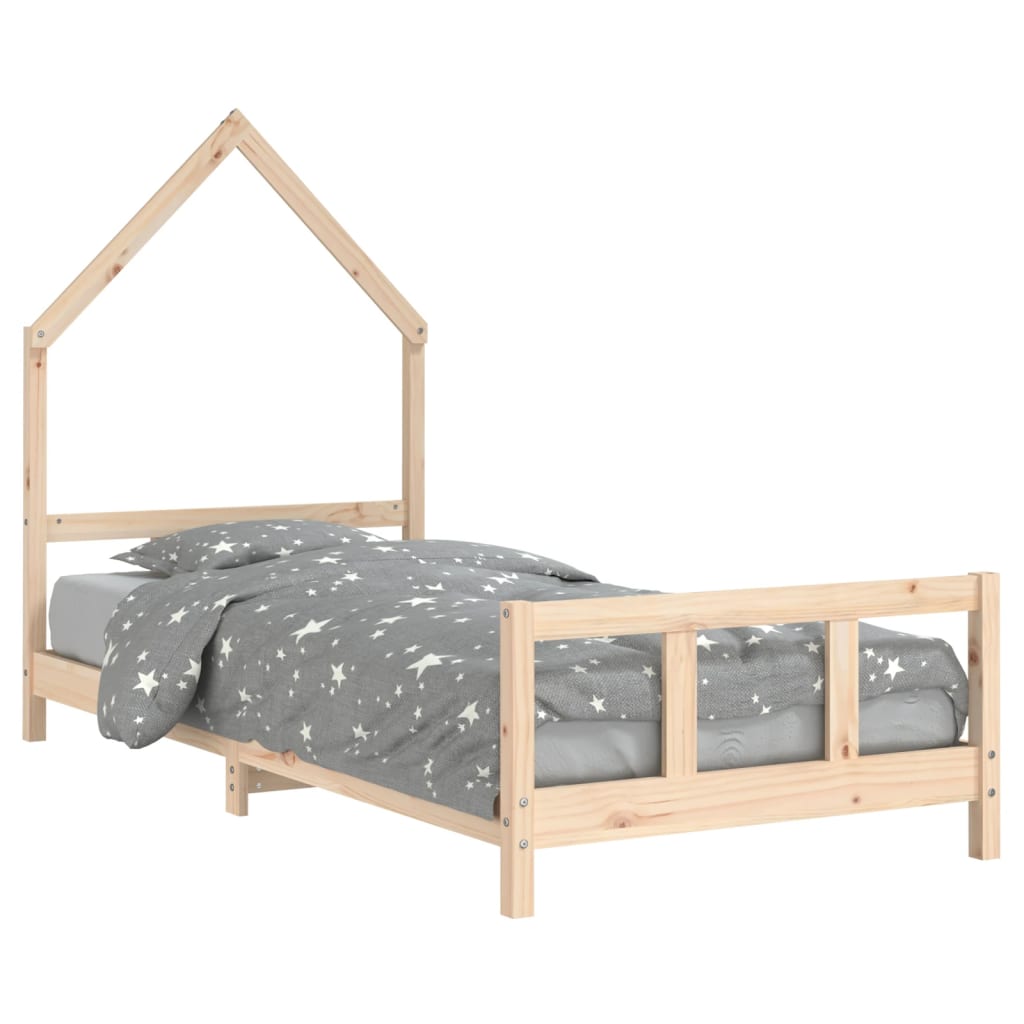 Kinderbedframe 80x160 cm massief grenenhout