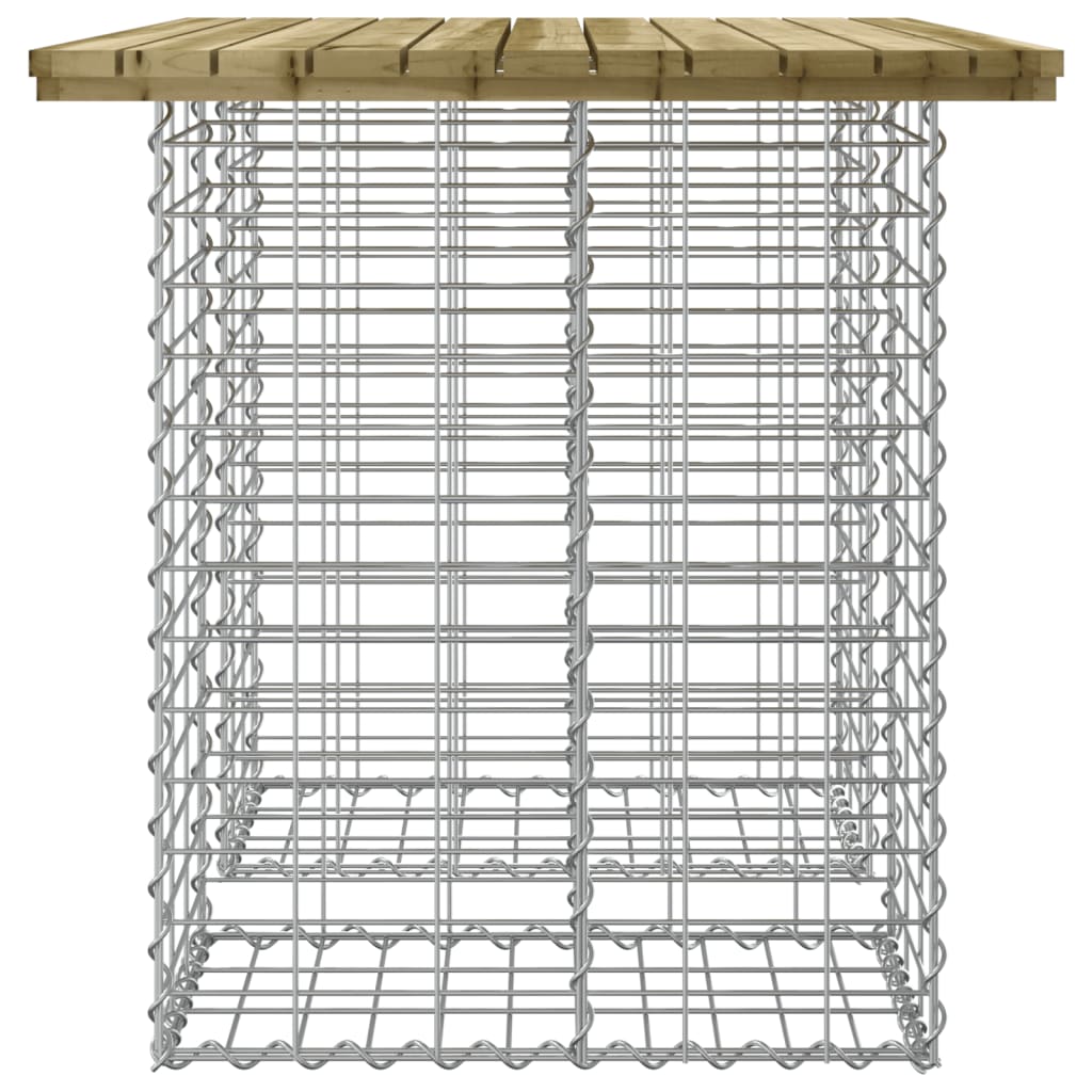 Tuinbank schanskorfontwerp 100x70x72 cm geïmpregneerd hout