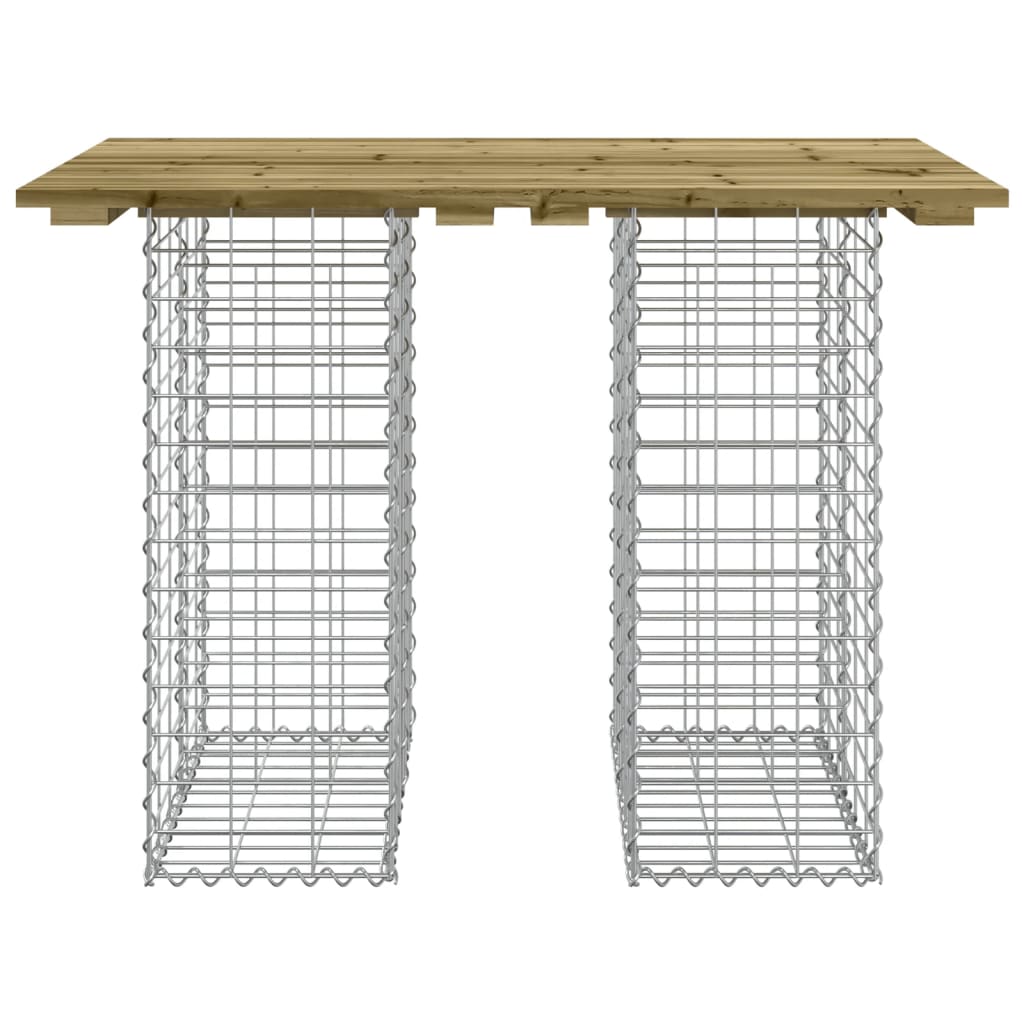 Tuinbank schanskorfontwerp 100x70x72 cm geïmpregneerd hout