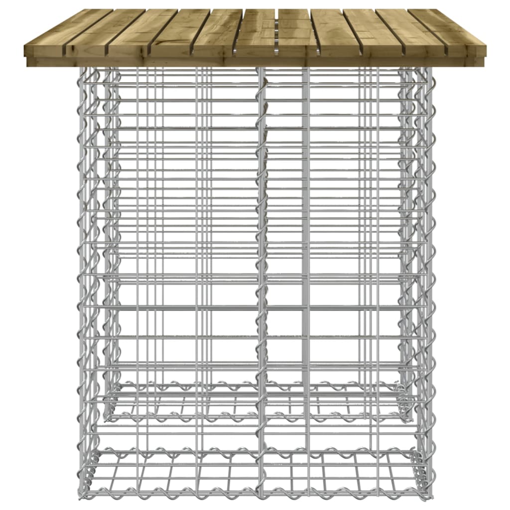 Tuinbank schanskorfontwerp 100x70x72 cm geïmpregneerd hout