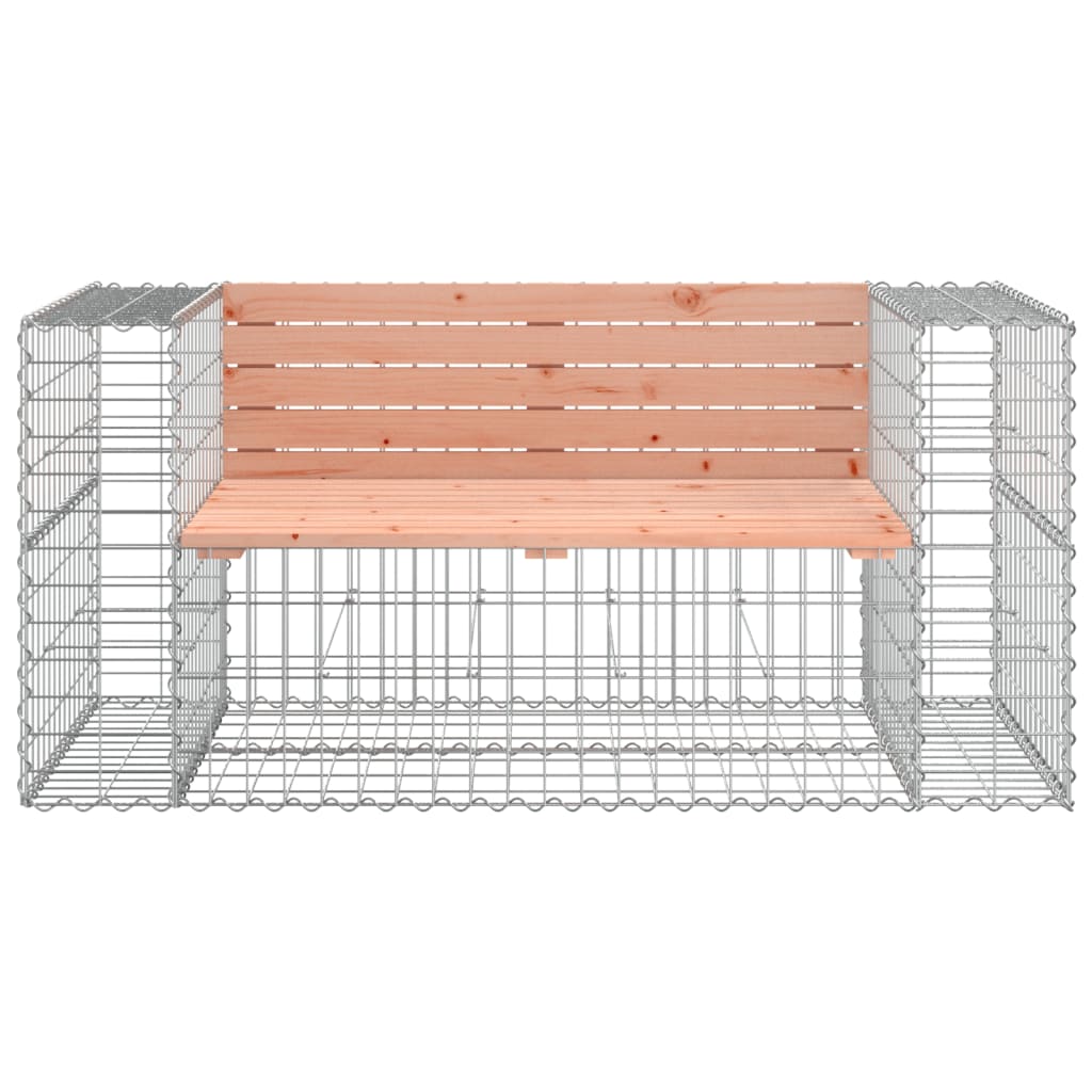 Tuinbank schanskorfontwerp 103x70x65 cm geïmpregneerd hout