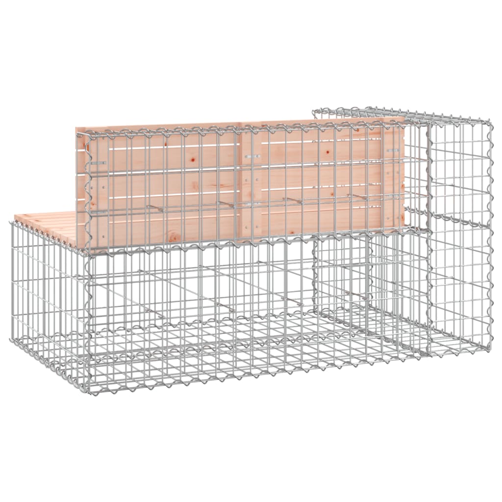 Tuinbank schanskorfontwerp 103x70x65 cm geïmpregneerd hout