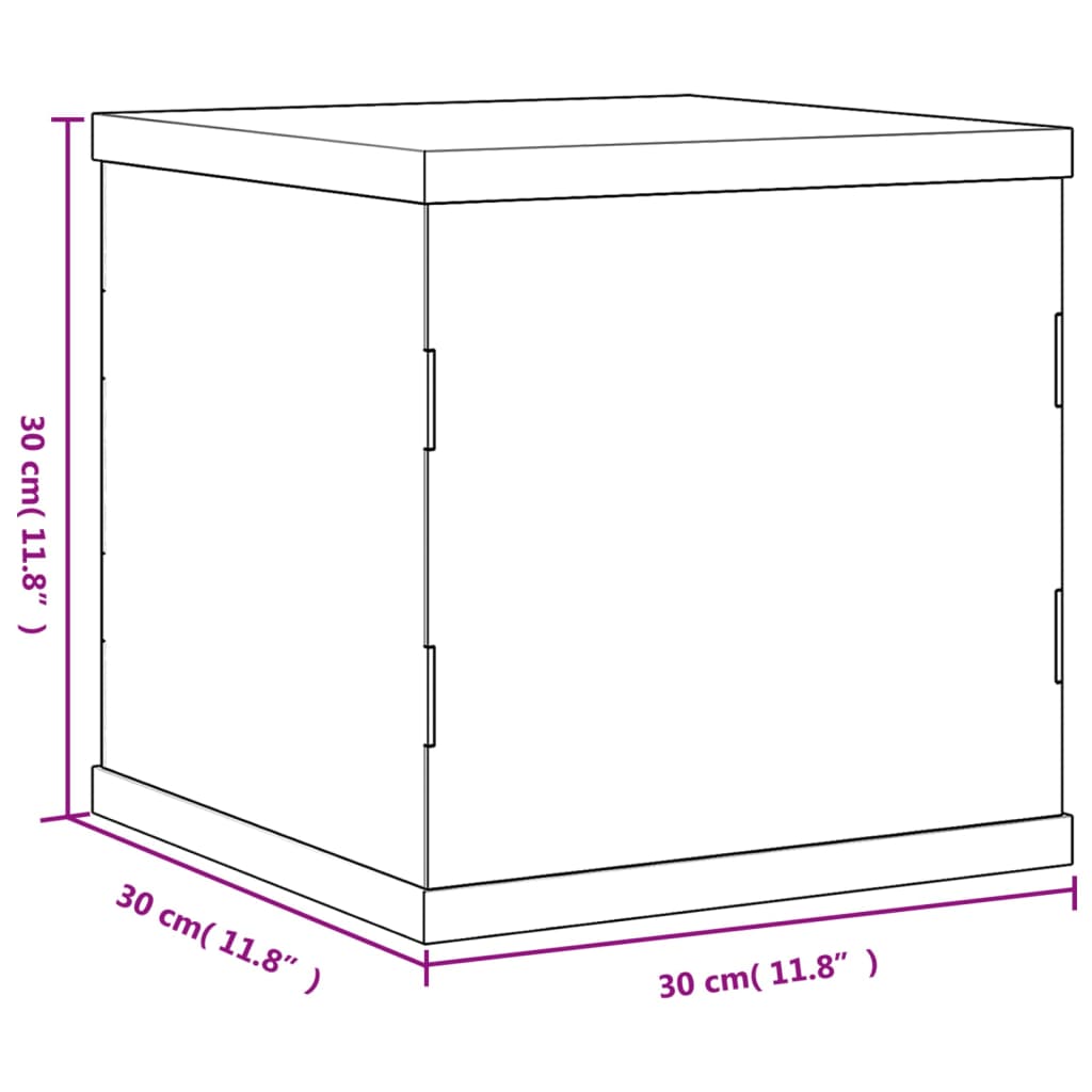 Vitrine transparant 30x15x14 cm acryl