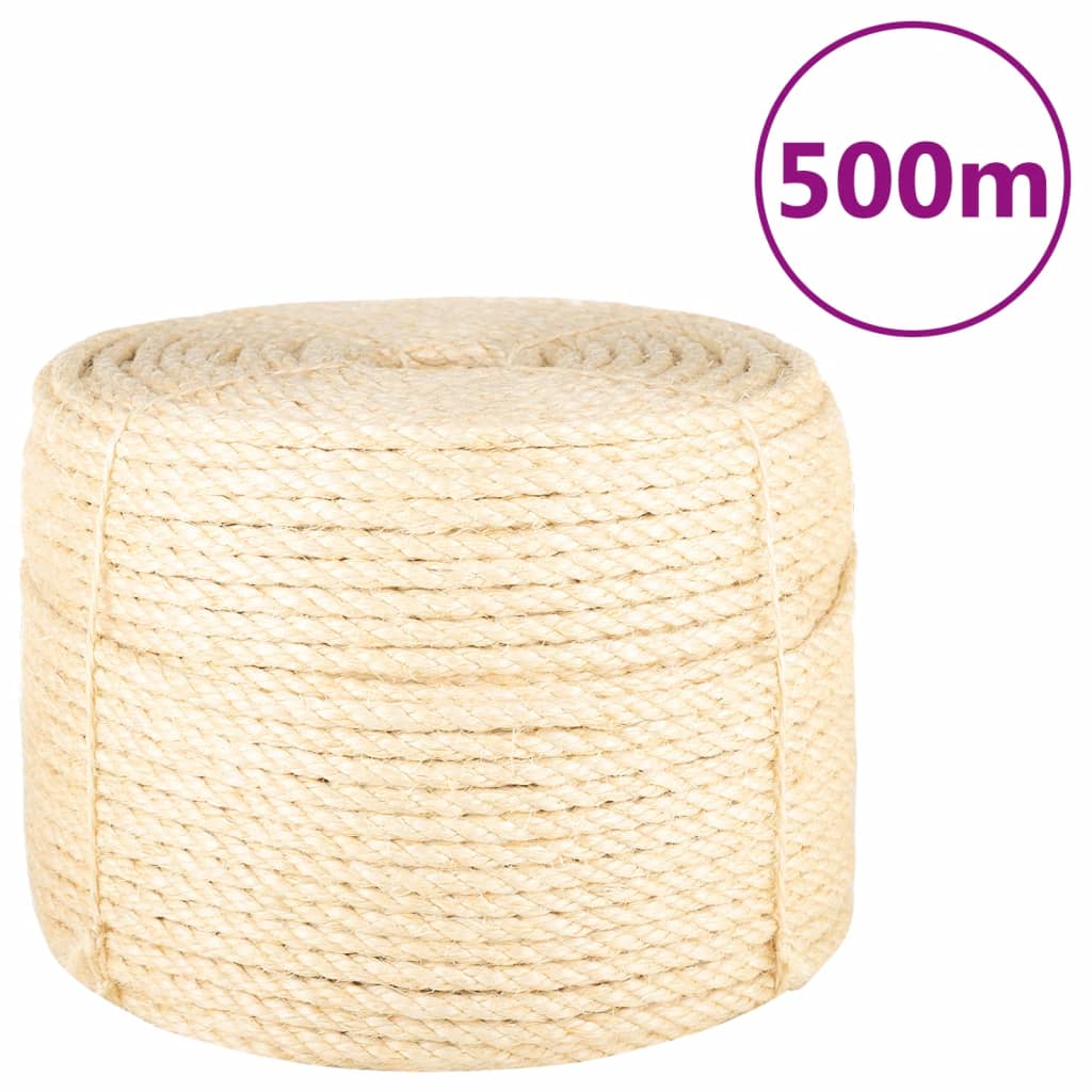 Touw 6 mm 50 m 100% sisal