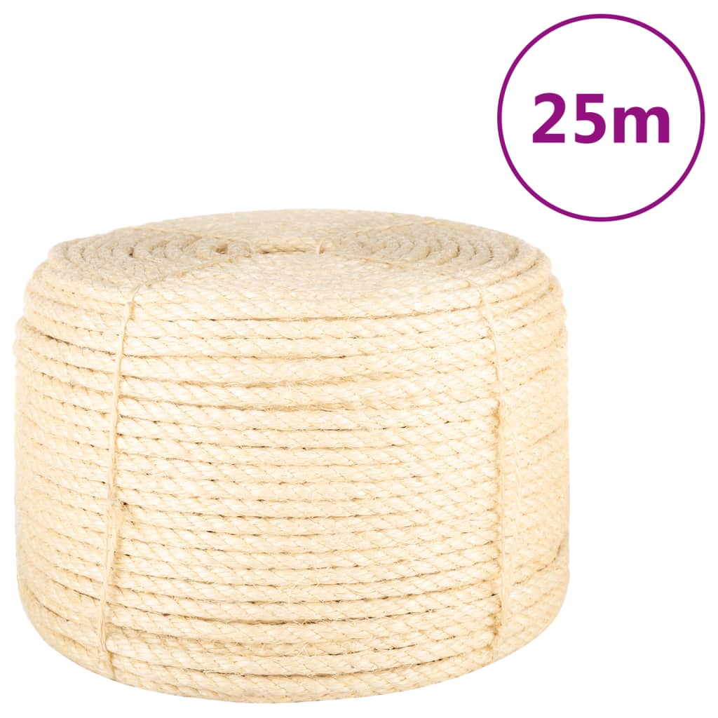 Touw 6 mm 50 m 100% sisal