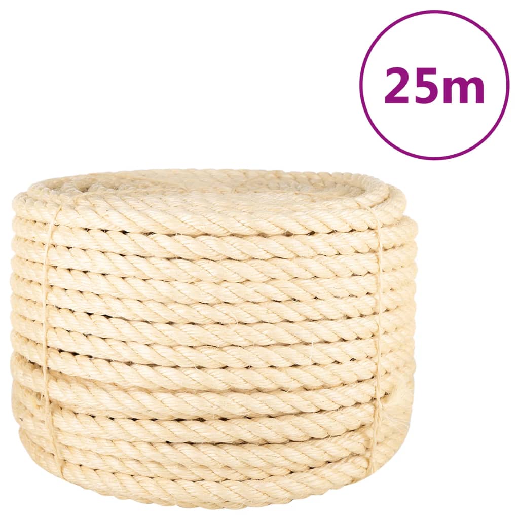 Touw 6 mm 50 m 100% sisal