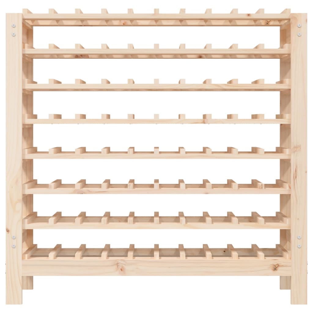 Wijnrek 61,5x30x107,5 cm massief grenenhout