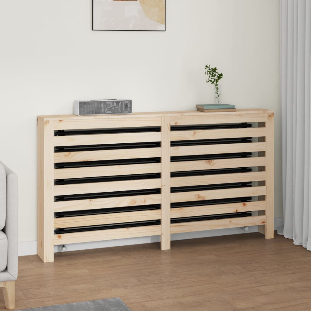 Radiatorombouw 169x19x84 cm massief grenenhout