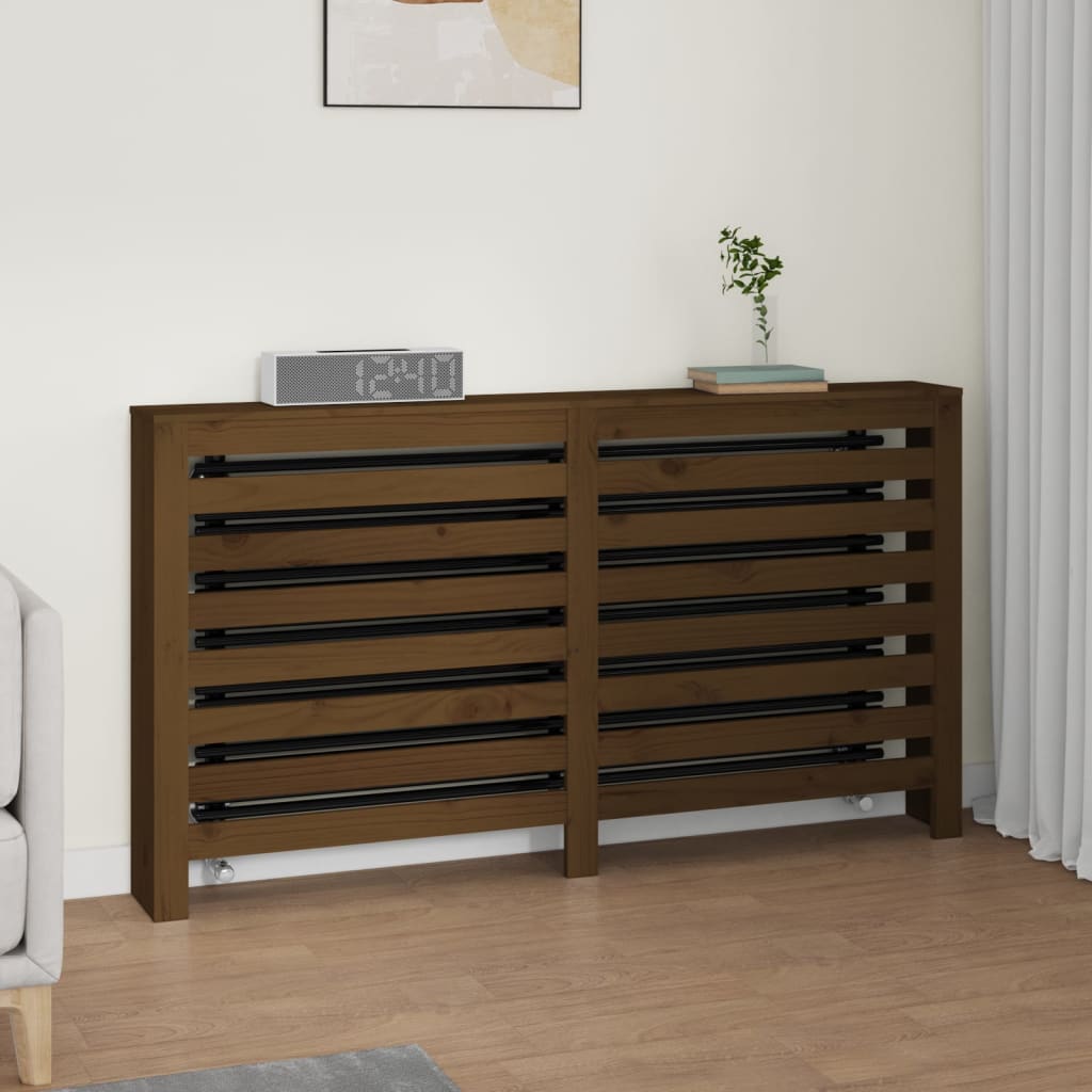 Radiatorombouw 79,5x19x84 cm massief grenenhout