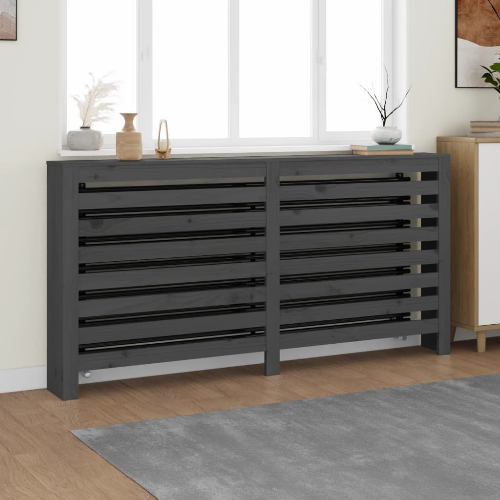 Radiatorombouw 169x19x84 cm massief grenenhout