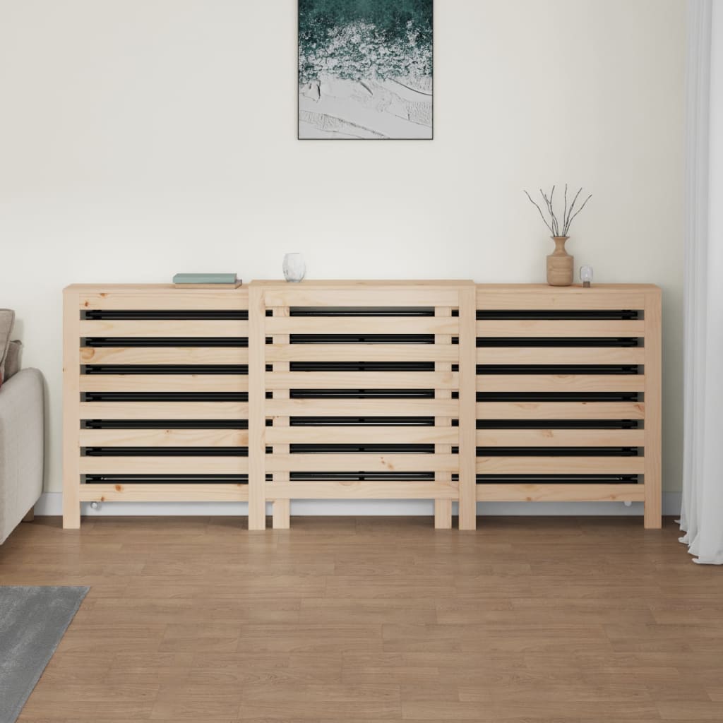 Radiatorombouw 169x19x84 cm massief grenenhout