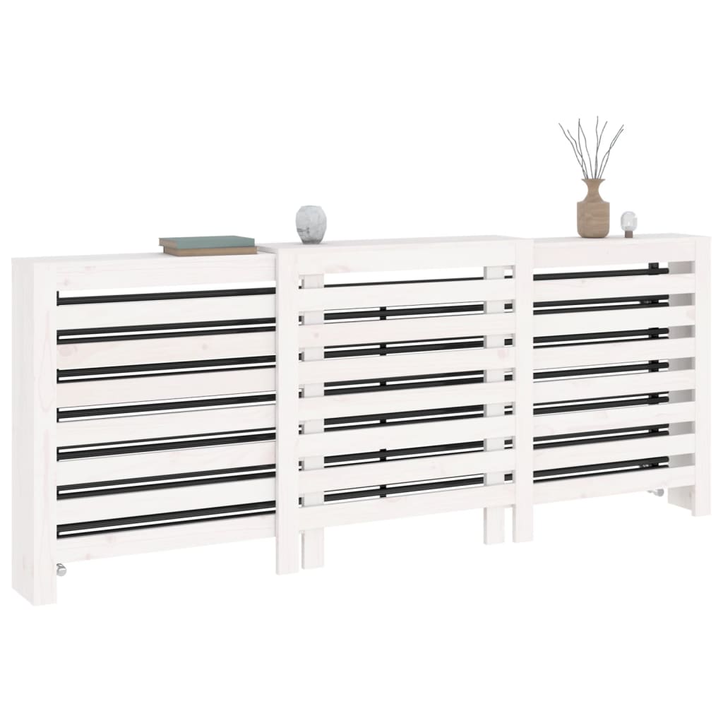 Radiatorombouw 169x19x84 cm massief grenenhout