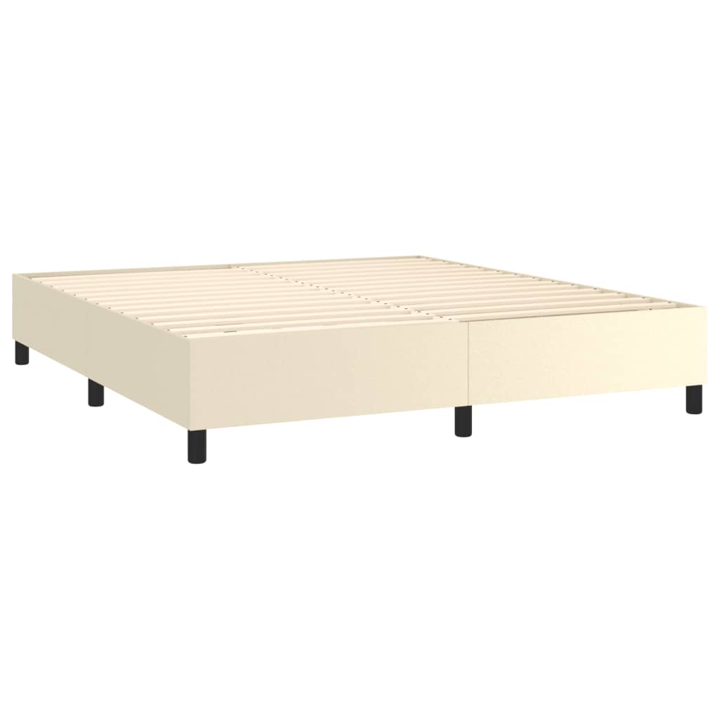 Boxspring met matras kunstleer 90x190 cm